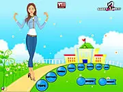 Play Wonderful Spring Girl Dress Up free game online, choose the best spring fashion outfits and accessories