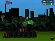 Play Ben 10 Bike Trail 2 free online game, Ben 10 riding motorbike on challenging trail levels