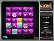 Big Bubble Bang online puzzle game screenshot, clearing tiles with giant bubbles and bonus shapes, free game