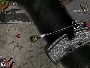 Haters War Online gameplay screenshot showing two rival teams fighting in an arena – Play Free Shooter Game