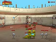 Monster Craft game screenshot, a player's army of monsters fighting another team, cross-breeding interface