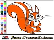 Play Princess Sofia's Squirrel Coloring free online game, coloring Sofia the First's squirrel friend