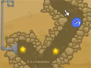 Play Save My Tree free online pipe connection puzzle game, connecting blue pipes to guide water to a drying tree