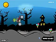 Zombie Baby Biker free game online Richard collect ice cream motorcycle race