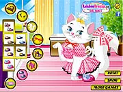 Precious Kitty free online dress up game, fashionizing feline supermodel, cute cat styling game on PlayArcadeHub
