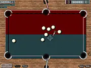 Kill Bill Billiard Online game screen, shooting billiard balls on a pool table, free online competitive pool game