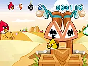 Angry Birds Fighting in the Air gameplay showing Red bird battling an enemy in the sky – Play Free Online Action Game
