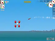 Sport Plane Pilot Online game screenshot – Light sport aircraft flying and popping balloons during an acrobatic airshow