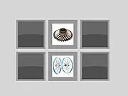 BMX Memory Match game screen showing a grid of squares with various BMX icons for matching pairs