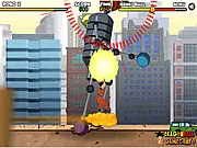 Dragonball End of The World free online action game | Play Goku fireball shot robot attack PlayArcadeHub