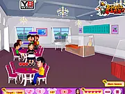 Restaurant Love Fun free online game, play flirting game, waitress secret romance game