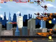 Iron Man Battle City free online game, action shooter, defeat enemy robots, protect the city