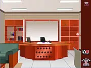 Manager Room Escape gameplay screenshot showing an office room with puzzles and hidden items – Play Free Point and Click Game