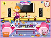 Play It's Clean Up Time free online, hidden object game for kids and adults, help Lucy clean house fast
