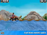 Quad Trials free online game, play free ATV racing, 4 wheeler off road game, drive on rough terrain