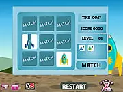 Play Jet Perfect Match free online memory matching puzzle game on PlayArcadeHub