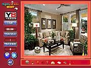 Play Family Room Hidden Objects Game free online, find concealed items in the room scene