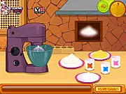 Baking and decorating gingerbread cookies in the free online game Gingerbread Cookies 2 on PlayArcadeHub