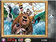 Play Open Season Tile Puzzle free online game. Sort the tiles to reveal characters like Boog the bear and Elliot the deer.