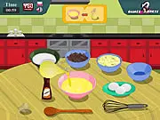 Preparing and baking a loaf of banana bread in the free online cooking game Banana Bread G2D