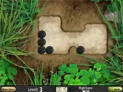 Rock Garden Deluxe stone-matching puzzle game screenshot, play free online with 100 levels