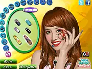 Jolin Tsai Makeup free online game Chinese pop diva celebrity styling