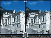 Play Spot the Difference Castle free online game, find 5 differences, visual puzzle, concentration game