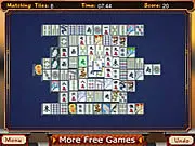 Playing the classic 136-tile Free Mahjong online puzzle game on PlayArcadeHub