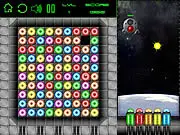 Match Invaders free online game, match 3 puzzle with space shooter theme, destroying alien ships with plasma cannons on PlayArcadeHub