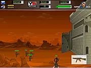 Soldiers Assault Defense free online game, protect base with super weapons, upgrade gun game, play free on PlayArcadeHub