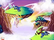 Angel in Heaven 3 game screen, a free online physics-based archery game to play