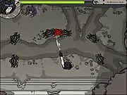 Sands of Doom free online top-down action game, dark areas exploration, powerful weapons