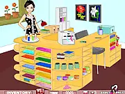 Screenshot of the 'Find My Heart Earring Online' game, showing a girl's bedroom full of hidden objects.