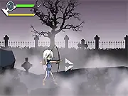 Devli's Bell 2D action game screenshot showing hero battling undead enemies