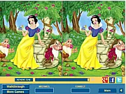 Play Cute Snow White Difference free online puzzle game, find the differences with Snow White on PlayArcadeHub