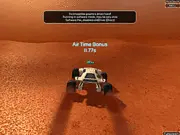Tharsis 3D Racing free online game screenshot showing a futuristic vehicle speeding across the red dunes of Mars