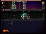Kleine Castle free online game screenshot showing Eine and Kleine on a whimsical side-scrolling adventure