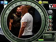 Online hidden object puzzle game screen showing a high-speed 'Fast and Furious' car scene with numbers cleverly hidden within the image