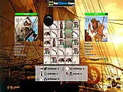 Lord of the Seven Seas RPG game play free online as Corsair Capitan Cannoneer PlayArcadeHub