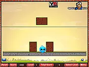 Protect the Balloons free online physics puzzle game, strategic block dropping game, PlayArcadeHub