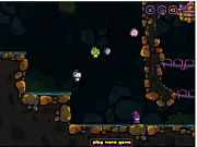 Play The Cursed Prince Of Frog free online adventure game. A small frog prince looking up at a beautiful princess trapped inside a clear, floating magical bubble.