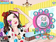 Eyes Colored Painting free online makeup game for designing eye looks