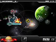 Phase Cannon TD free online tower defense game, showing sci-fi towers defending against alien invaders