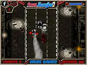 Midnight Revenge high-speed action racing free online game, sports car chasing a target on a dark highway