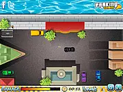 London Cab Parking free online game, black taxi simulator, parking a cab in a city street