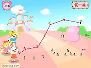 Tiger Numbers Fun game screen showing pairs of numbers being matched on tiles with cute cartoon tigers in an amusement park theme.