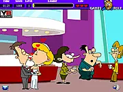 Young Couple Kiss game online, free sneaky kissing game, public romance timing game PlayArcadeHub