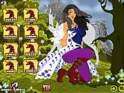 Girl with Unicorn free online dress up game - dressing a princess in fantasy outfits to play with her magical unicorn.
