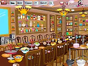 Detailed image of a beautifully set dining hall with various household objects cleverly hidden in the scene for the free online game