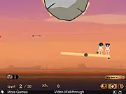Skullhunter Level Pack free online game screenshot - Physics-based puzzle game with weapon upgrades